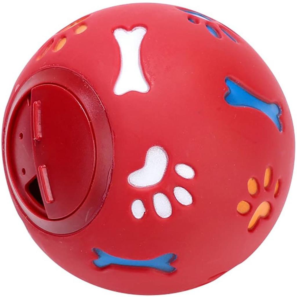 Rubber Kibble Food Dispenser Toy-Handle Dispenser-Interactive Candy Chew Toy