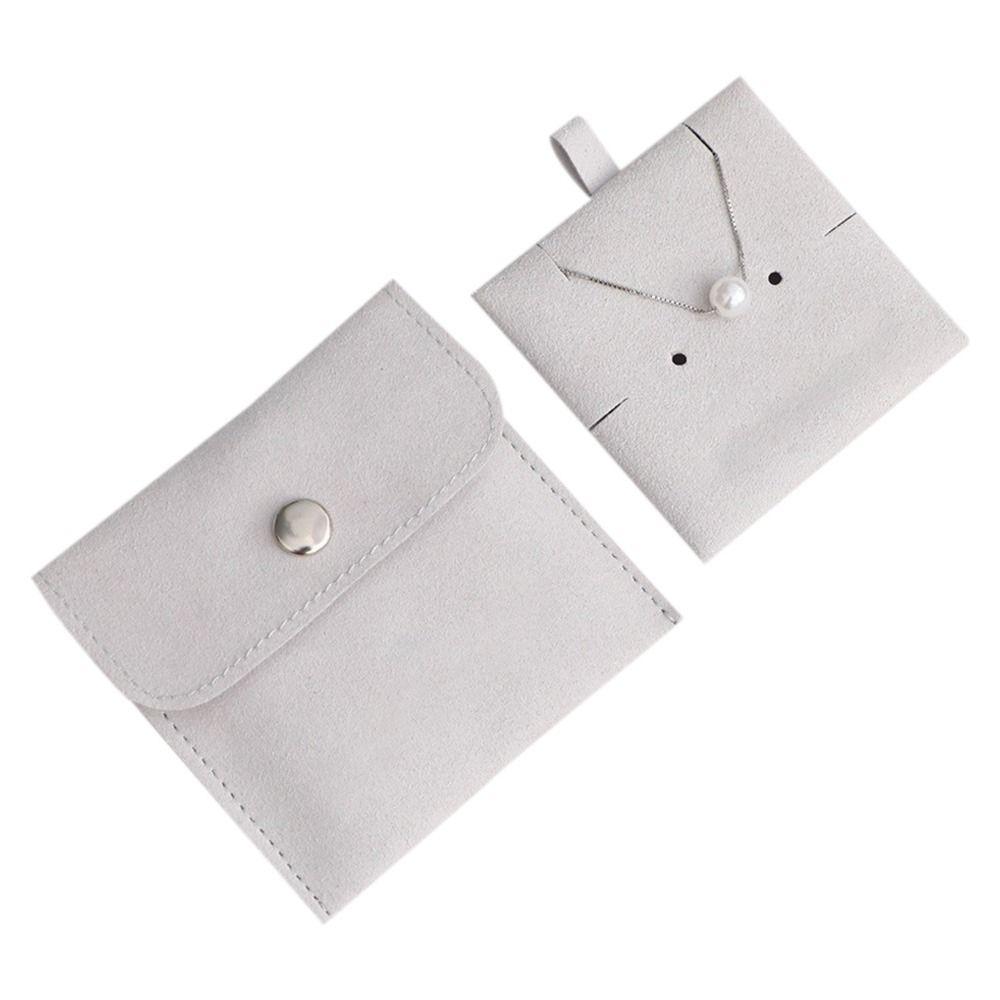 Dust Protect Gift Snap Button Jewelry Bag Bracelet Bag Storage Pouch Packaging Bag