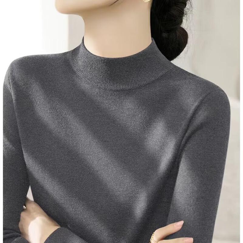 

Жіночий в язаний светр Mrdiane Wei з круглим вирізом вільного крою One Size