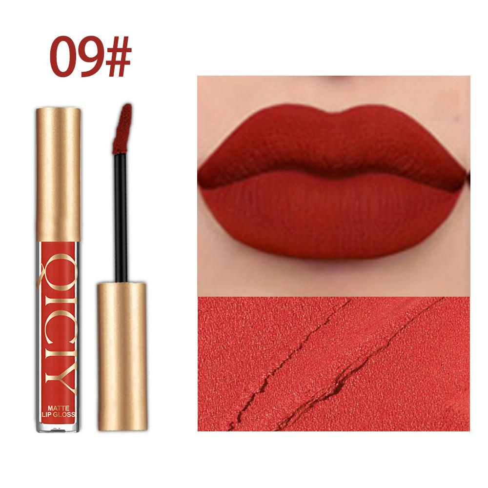 QICIY Lip Gloss Set, 11 Colors Matte Pearlescent Non Stick Cup Lip Gloss 11
