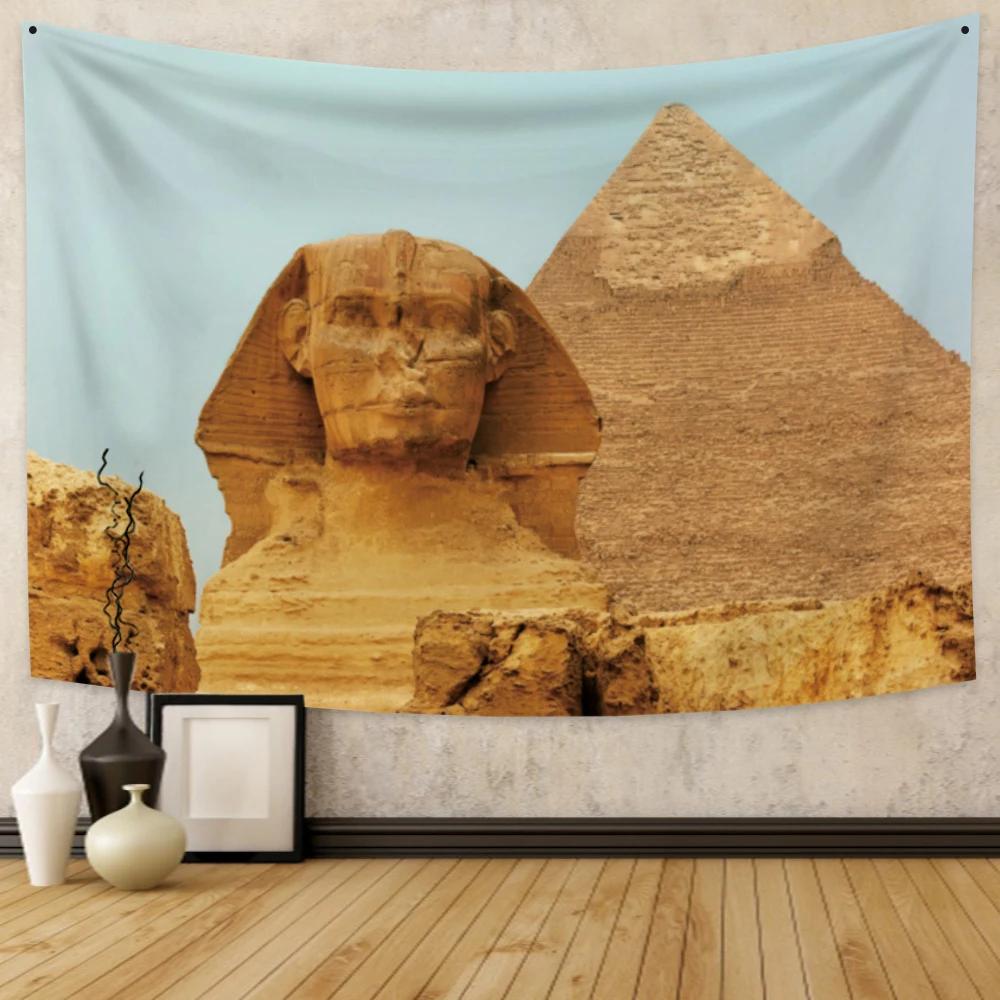 Ancient Egyptian Tapestry  Pharaohs  Hieroglyphics for Bedroom Decor Historical Style Enhance Your Space with Cultural Charm