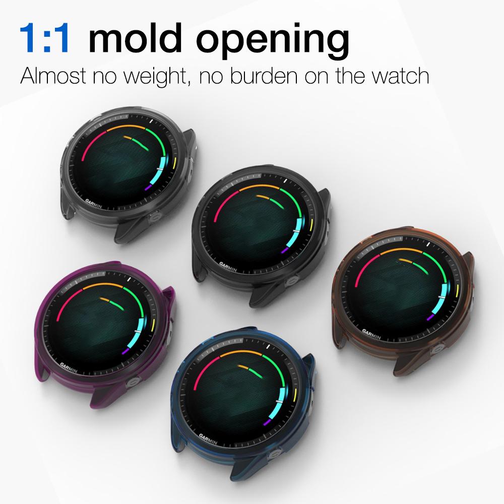 Cover for Garmin Foreruner 965 265 265S Case Accessories TPU Protector Shell for Garmin 965 265 265S Bumper Protective Case