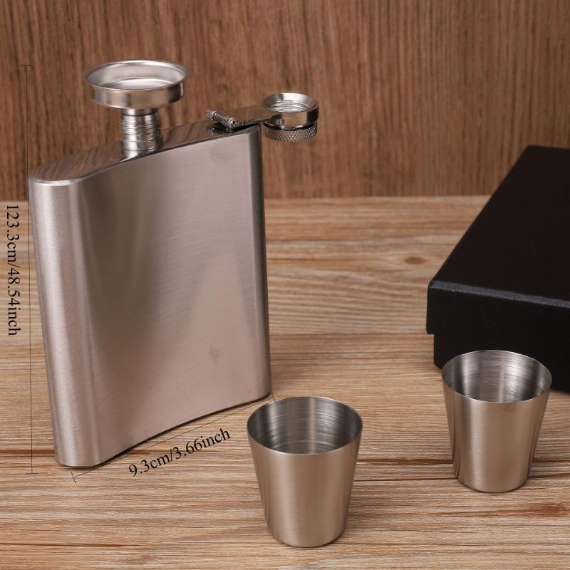 1SET 7oz Jack Stainless Steel Wine Jug Set