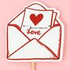 Valentine's Day Ins-Style Cake Topper Set