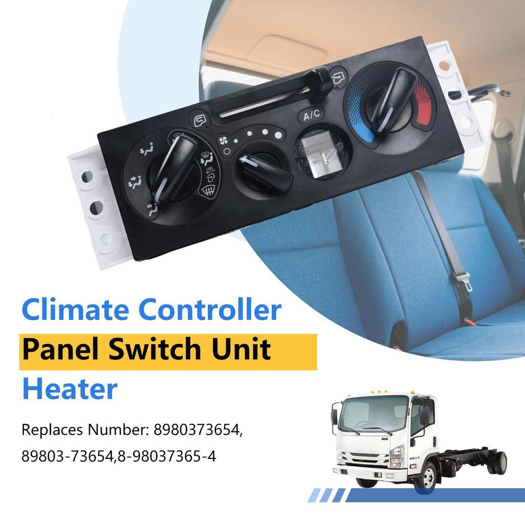 Isuzu Climate Control Panel Switch for Heater/Air Conditioning (8980373654)