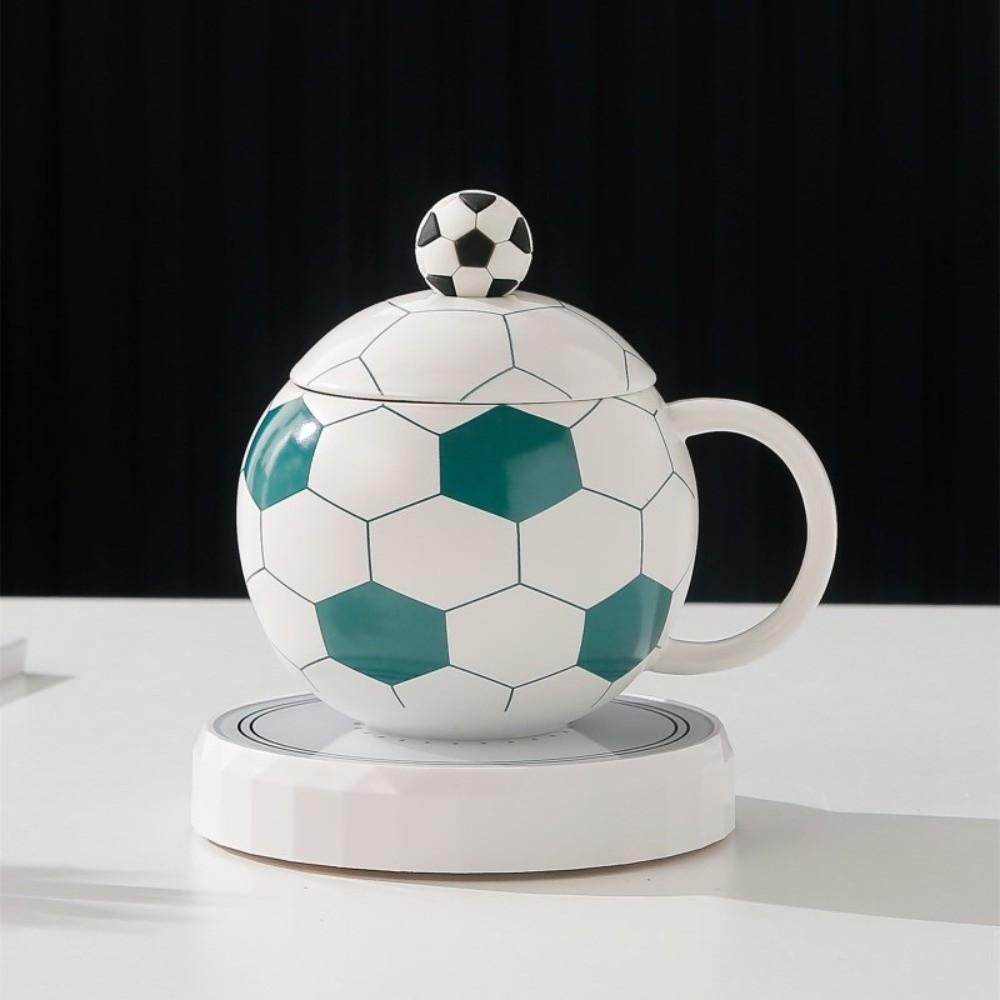 Tasse à Thé Football Créative Thème Sportif Mug en Céramique Ustensiles de Boisson Coupe du Monde de Football Boisson Quotidienne