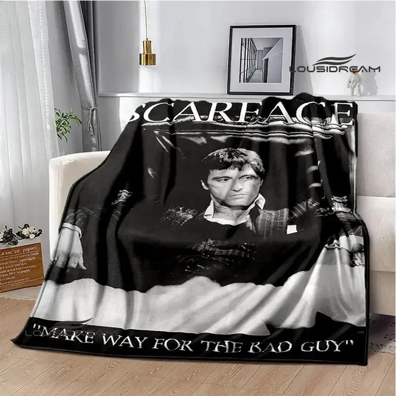 Classic movie Scarface Polyna blankets bed with a blanket to warm the beautiful blanket home travel blankets birthday gift