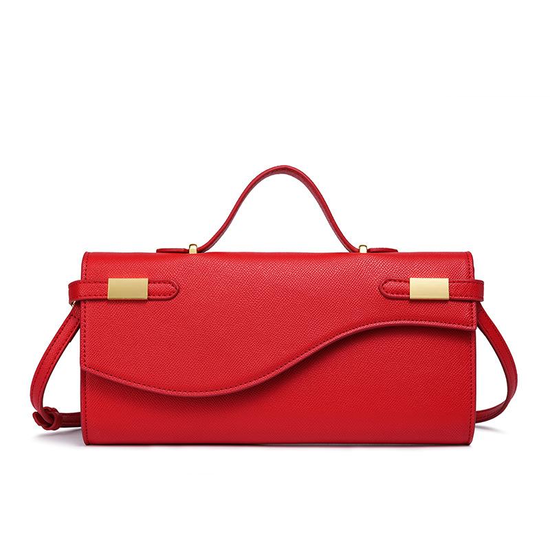 New Palm Pattern Long Handbag Mini Handheld First Generation Kelly Fashion Women's Bag