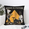 Federa Cuscino Quadrata Angine De Poitrine Federe Cuscino Gruppo Musicale Federa Decorativa con Cerniera Fantastica per la Casa 45X45Cm
