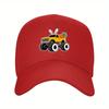 Bunny Monster Truck Baseball Cap Unisex Adjustable Polyester Graphic Print Casual Outdoor Cap