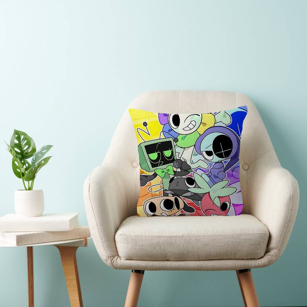 D-Dandys WorldS Cartoon Personalized Pillow Cover Kids Bedroom Wild Party Decor Pillowcase Kid Birthday Shower Gift