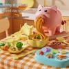 MiaoBeiLe Kids Pig Noodle Machine Playdough Set