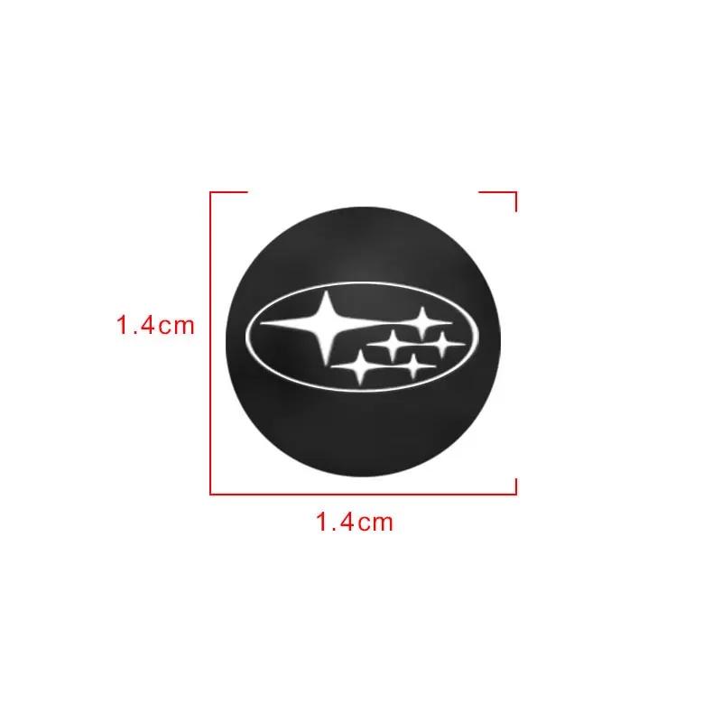 New 14mm Fob Car Logo Sticker for Car Remote Control Key For Subaru Forester SG5 SH SJ Impreza XV Legacy Outback WRX STI GC8 PP111