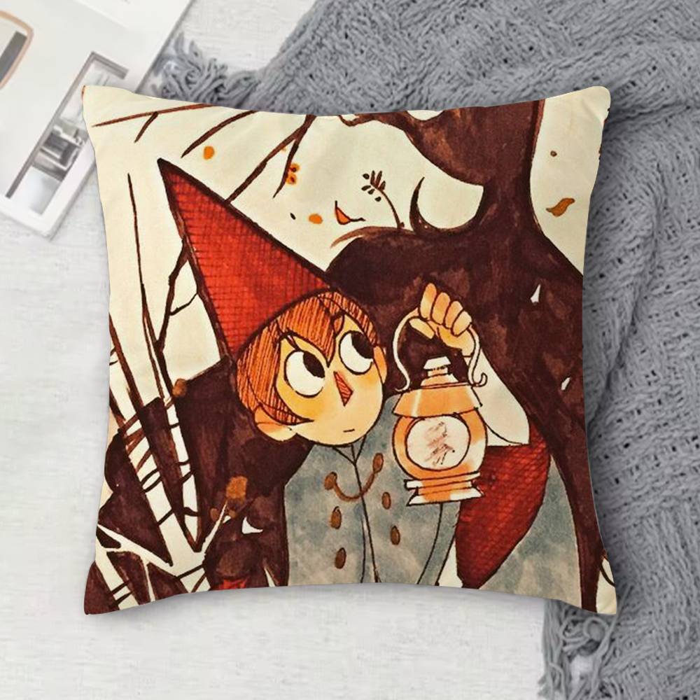 OOver the Garden Wall Doublesided Printed Square Decorative Cushion Cover for Sofa Living Room Home Decor