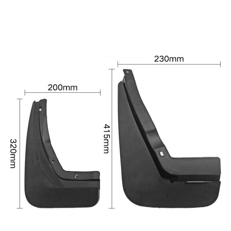 4pcs Molded Car Mudguards Fender Front Rear Mud Flaps For Jaguar XF XFL 2009-2016 Mudflaps Splash