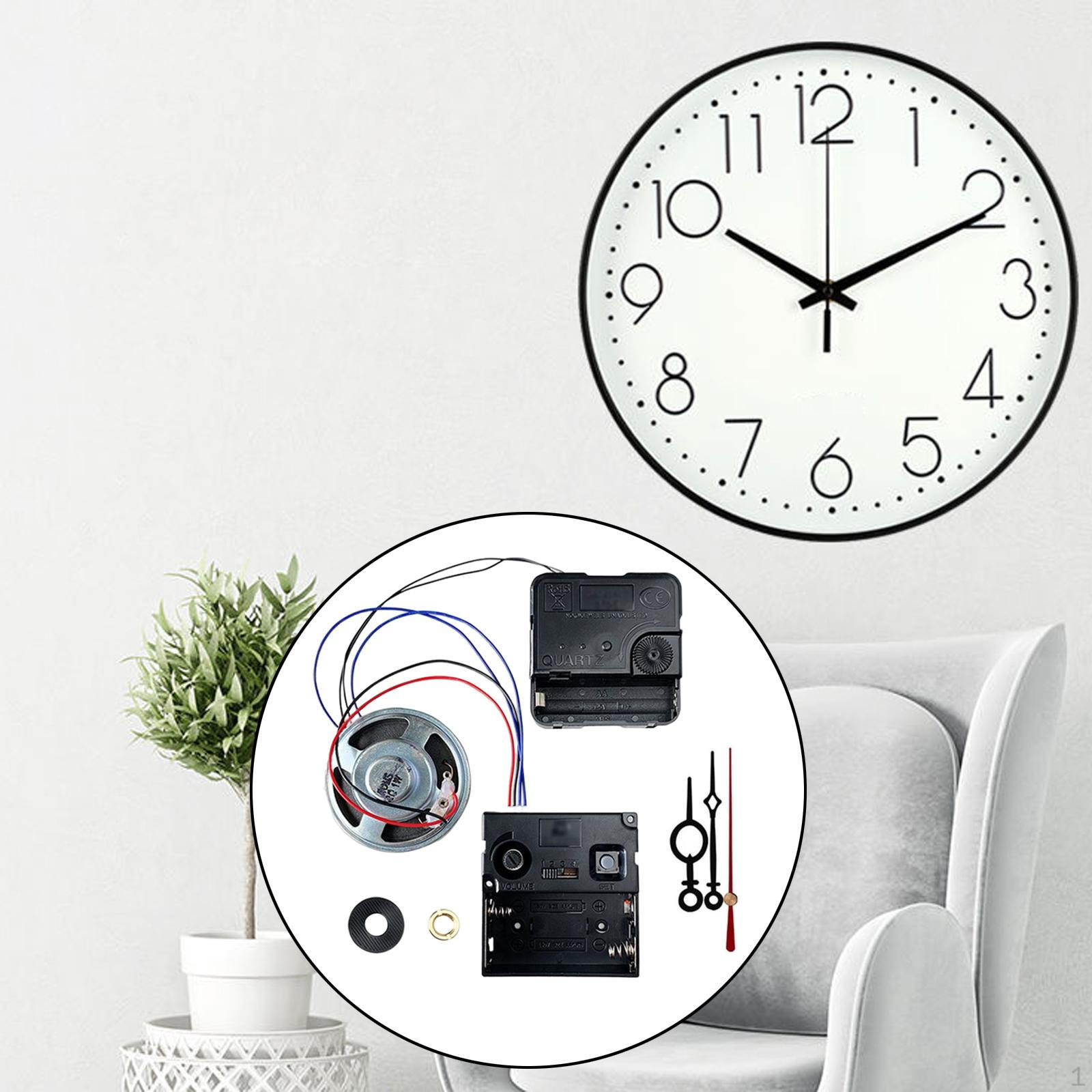 Clock Mechanism Movement Parts Replacement Pendulum Music Box Chime Wall Accessories Style B