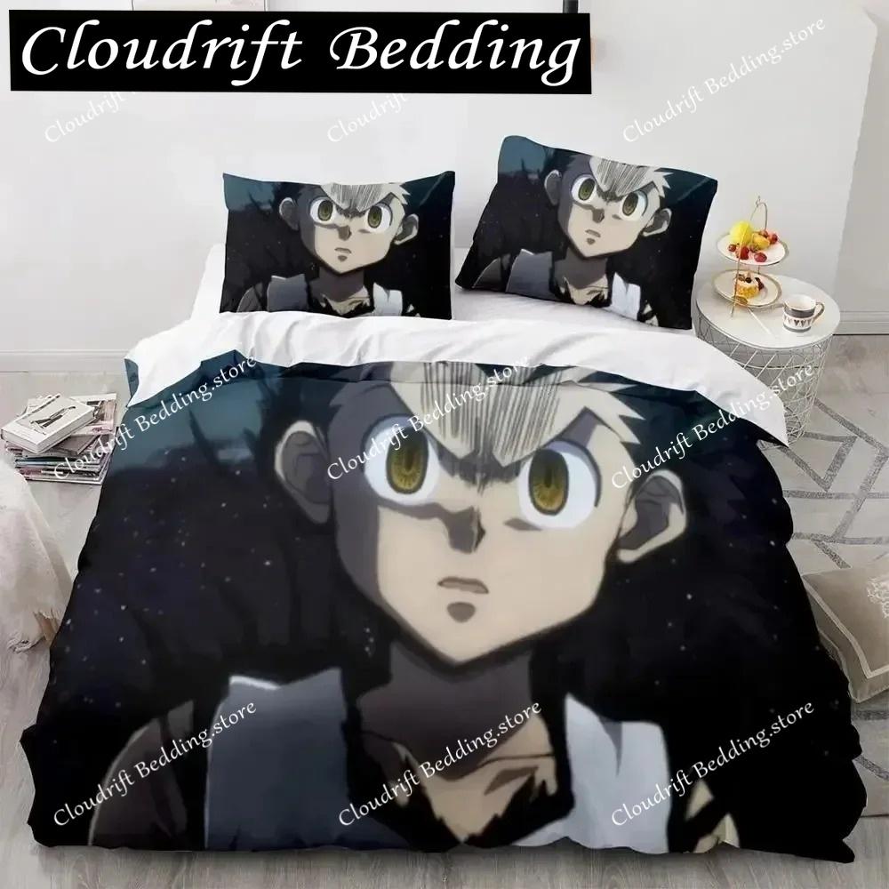 3D Print HUNTER×HUNTER Bedding Set Single Twin Full Queen King Size Bed Set Aldult Kid Bedroom Duvet Cover Sets