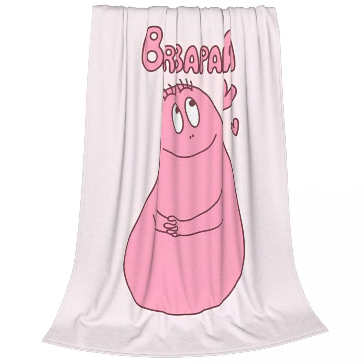

Barbapapa Love Blankets Flannel Funny Warm Throw Blanket for Home Restaurant Spring Autumn 200x150cm