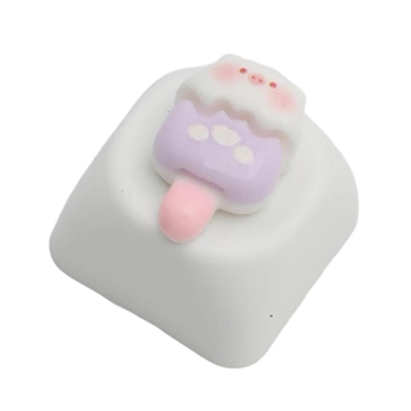 Customizable Piggy Theme Resin Keycaps Mechanical Keyboard Keycap Featuring Ergonomic And Slip Proof