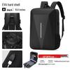Wasserdichter Business-Rucksack für Herren mit Schloss - Hartschale, Doppelschulter, Lässige Computer- und Schultasche