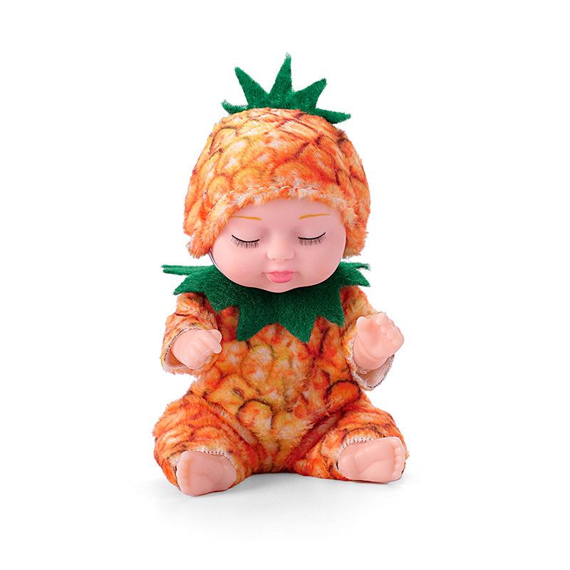 1Pc Cute Sleeping Reborn Dolls, Mini Reborn Doll Pvc Dolls Girls' And Children'S Toys Reborn Baby Doll