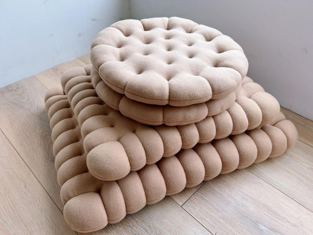Cuscino Rotondo Creativo Giapponese da Seduta a Pavimento - Futon Spesso in Tatami per Ufficio e Casa