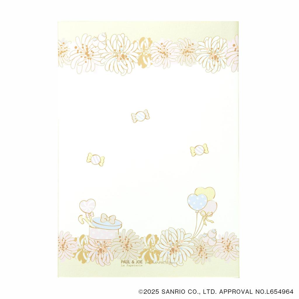 A5 Notebook Paul Joe X My Melody White & PAJ-NB27-WH