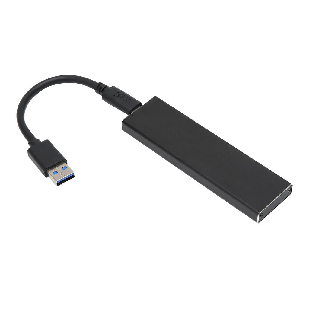 Hard Drive Enclosure USB3.1 To NVME Black 104x30x9mm Aluminum Alloy TypeC Case RTL9210 (Not Inclube