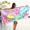 1pc Cute Colorful Bear Beach Towel Large Quick-drying Towel For Beach Pool Yoga Gym Relax at Home Towel Summer Gift for Friends