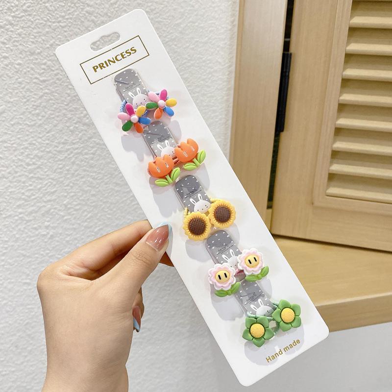 10-30PCS/Set, Cute Cartoon Animals, Hair Bands, Girls, Elastic Rubber Band, Headwear, Hair Accessories