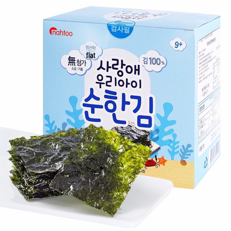 Nahtoo Korean Unseasoned Seaweed Snacks