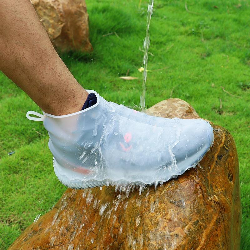 Rain Cover Silicone Thickened Non-slip Wear-resistant Outdoor Adult Protective Shoe Cover Travel Children Waterproof