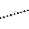 Bulk Mixed Style Stainless Steel Link Black Beaded & Rhinestone Cup Chains for DIY Necklace Bracelet Jewelry Making