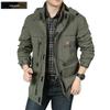 Men's Fleece-Lined Mid-Length Windbreaker with Multi-Pockets (2025 Edition)