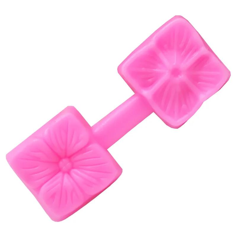 

Форма для торта в виде цветка 3D в форме бабочки в форме цветка вишни, силиконовый плунжер, формы для шоколада и помадки 1