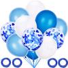 Hot-Selling 60-Pack 12" Latex Balloons with Sequins & Confetti for Parties