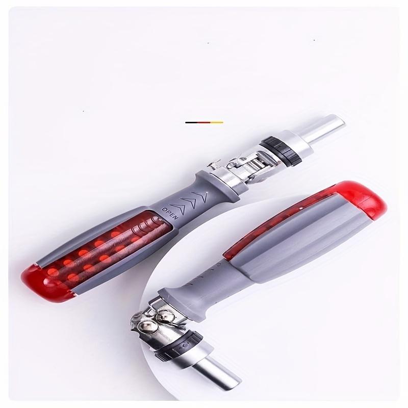 Compact, Durable 10-in-1 Ratcheting Screwdriver Set with Magnetic Bits - Multi-Function Tool for Home & Car Repairs, Comfort Grip Handle