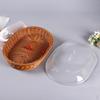 Food Serving Basket Imitation Rattan Woven Bread Drain Wicker Fruit for