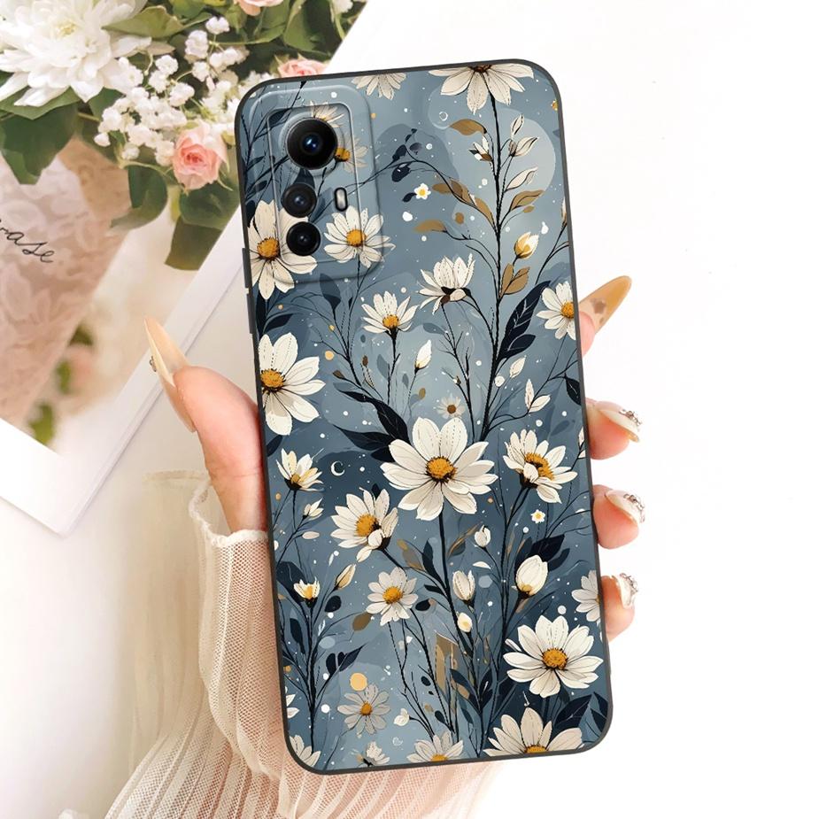 Pro pouzdro Xiaomi Redmi Note 12S Nový luxusní kryt s barevným potiskem 6,43'' Měkké silikonové pouzdro pro Redmi Note 12S Note12s Fundas Nárazník