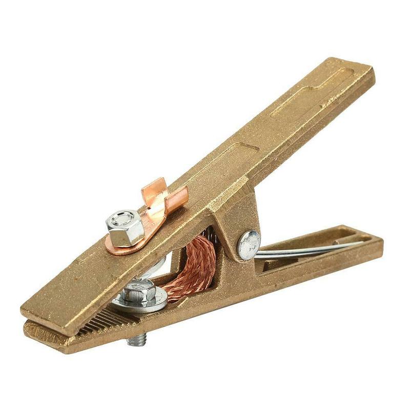 Copper Welding Electrode Holder Earth Ground Cable Clip for Welding Clamp Welder