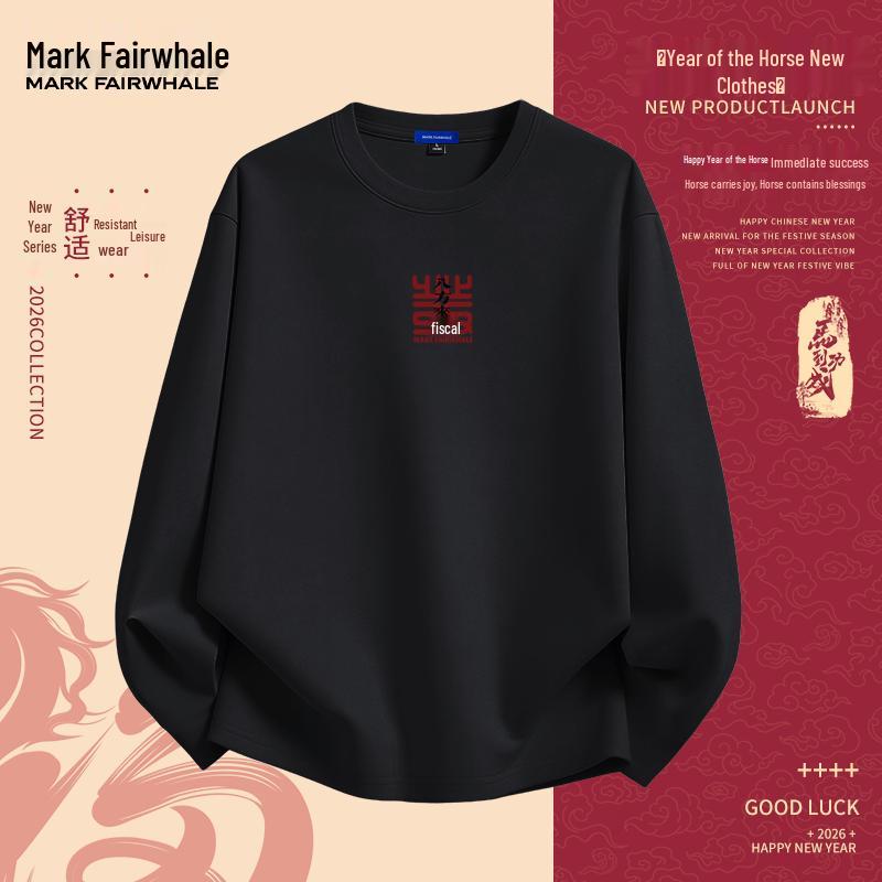 Mark Fairwhale Men's Pure Cotton Long Sleeve T-Shirt