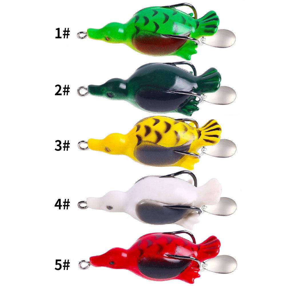 

5PCS 6.5CM 12.6GThunder Frog s new boxed artificial bait surface system fishing gear and bait set specifically for blackfish 6.5CM 12.6G