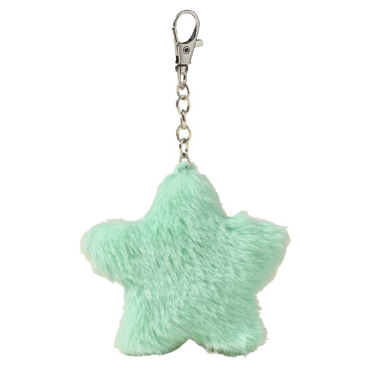 Plüsch Fünfzackiger Stern Schlüsselanhänger Autoschlüsselanhänger Rucksack Handtaschenanhänger