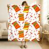 Leckeres Essen C Cheetos S Decke Weich und Hautfreundlich Für Sofa Bett Nickerchen Tagesdecke Alle Jahreszeiten Bettdecke