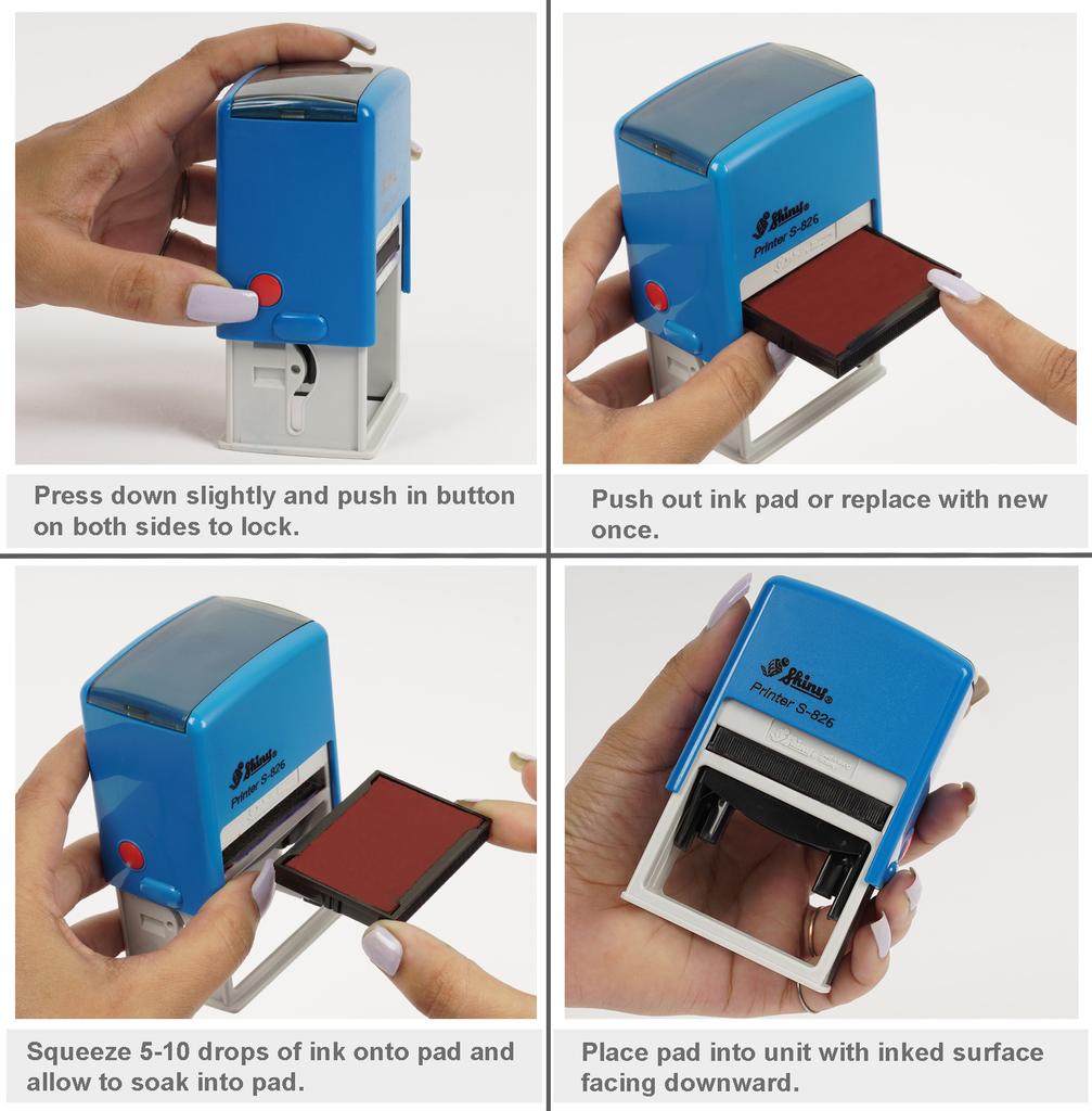 Printtoo Haunting Reminder Self Inking Rubber Stamp Pre,Inked Office Stamp, Home Office Business Stationery, 41 x 24 mm,