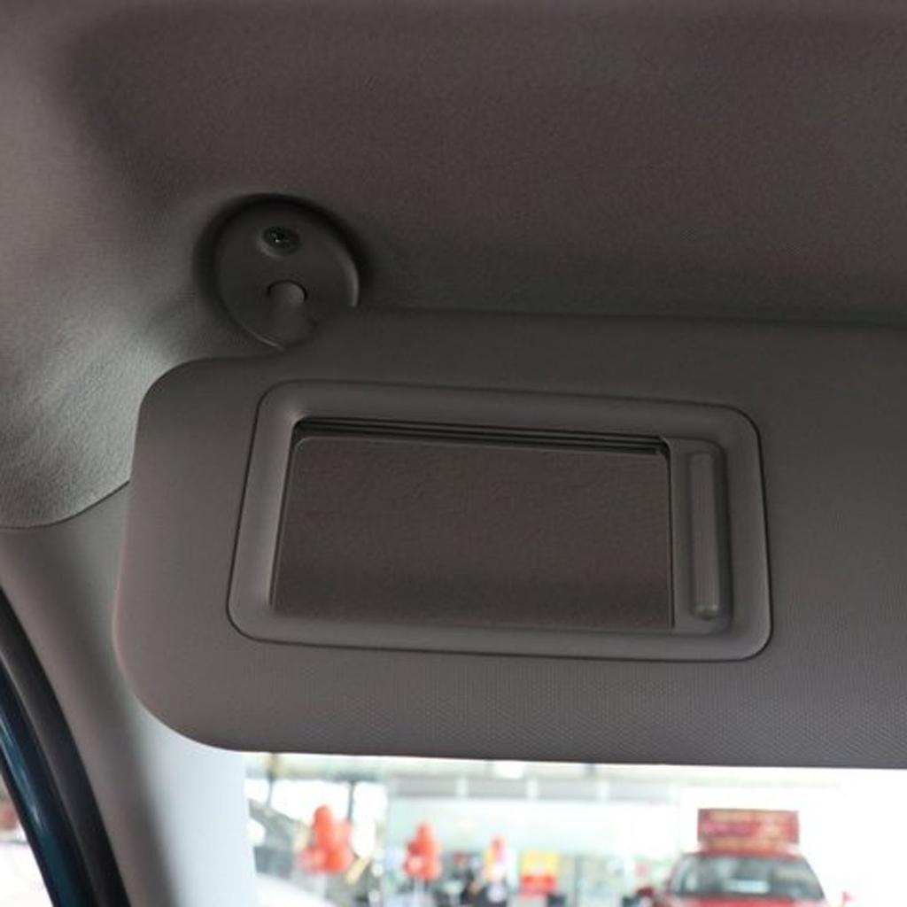 Automotive Sunvisor With Easy Installation Heat Deflecting Fabric Illuminated Cosmetic Mirror Enhancing Driving Safety