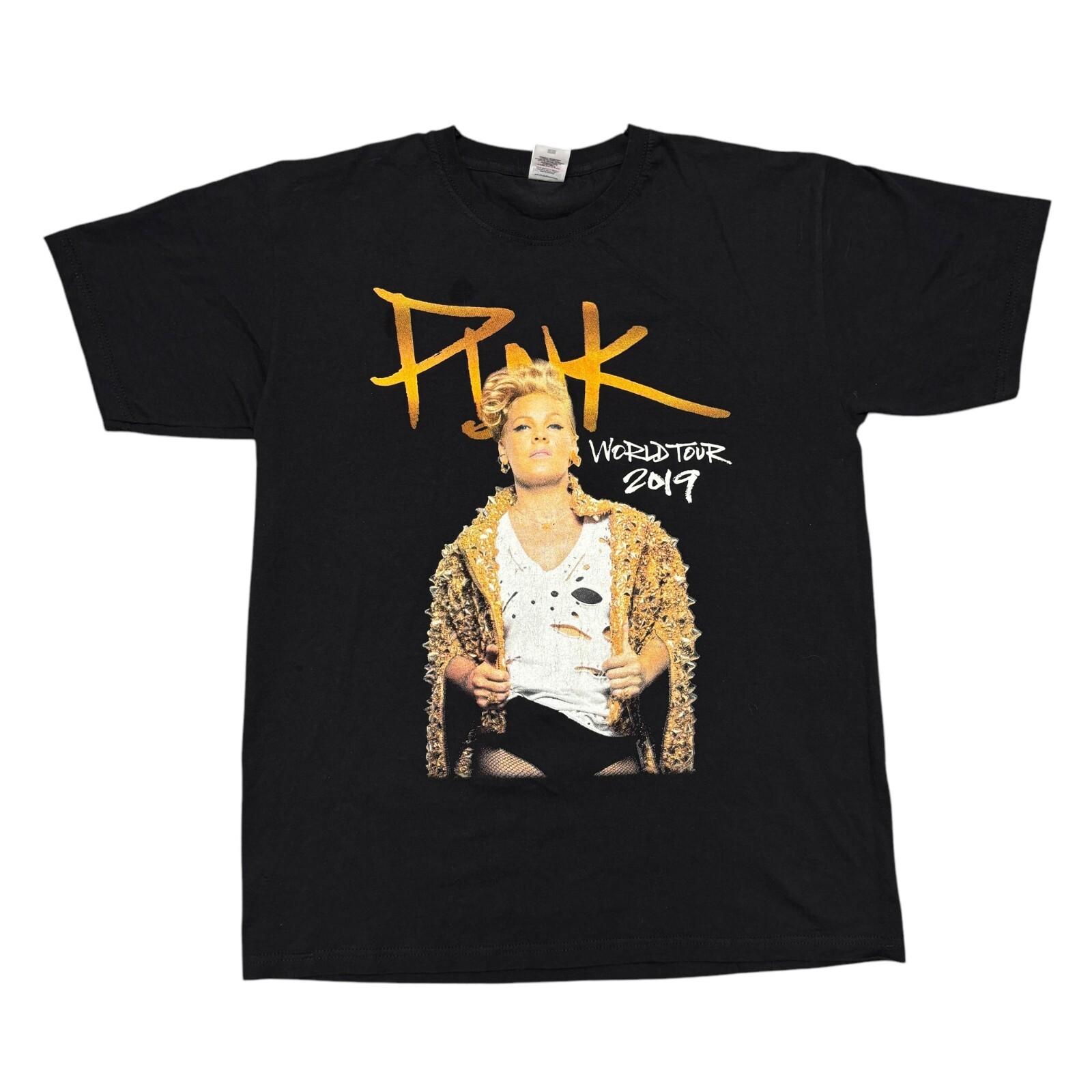 Pink Shirt Large Black Tour Concert Band Tee Avril Lavigne Alanis Morissette Y2K Unisex T-Shirt XXXL