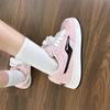Light pink, niche versatile board shoes, women's tide spring new platform sports skateboard bread shoes