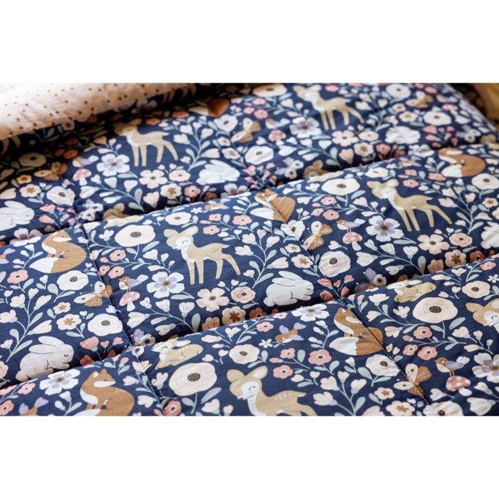 Duvet Set All Sizes "Enchanted Forest" Reversible 100% Cotton / 57 Threads/cm² - - Duvet Set 200 X 200 Cm + 2 Pillowcases