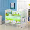5Pcs Cartoon Animated Crib Bed Bumper 100 Cotton Comfortable Children S Bed Protector Washable Set